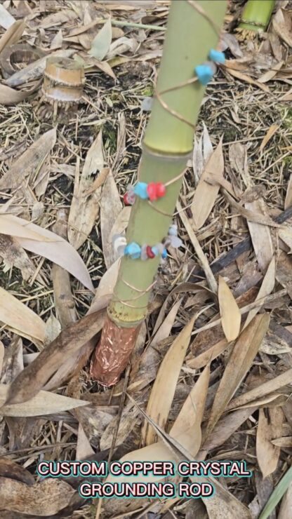 Custom Copper and Crystal Grounding Rod - Image 8